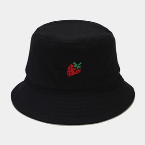 Unisexe femmes casquette chapeau crème solaire impression extérieur large bord pêcheur Panama chapeaux hommes fraise casquettes de Baseball été plage Bonnet