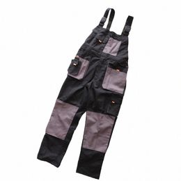 Unisex Werkkleding Overall Werk Bib Overall Uniform Broek Tousers Garage XXXL j728#