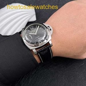 Wrist Unisex Wrist Watch Panerai Male Luminor Series 44 mm de diamètre de rangement de puissance de huit jours
