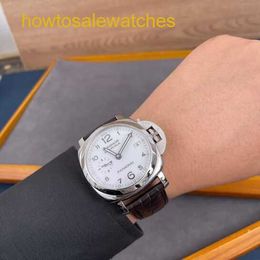 Gataille de poignet unisexe Panerai Mens Luminor Series 42 mm de diamètre automatique Calendrier mécanique Affichage Casual Watch Pam00523 Watch