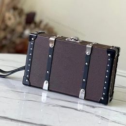 Unisex Cross Body Tas Portemonnee Kofferbak Universeel Casual Design Luxe Portemonnee Bagage Cosmetische Tas Handtas Koppeling Spiegel Kwaliteit 7A M20249 M20250 met Doos L306