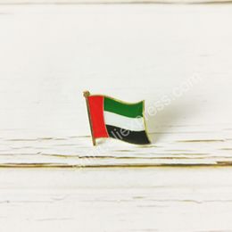 United Arab Emirates National Flag brodery Patches Badge Shield and Square Shape Pin un ensemble sur le brassard en tissu Backpack