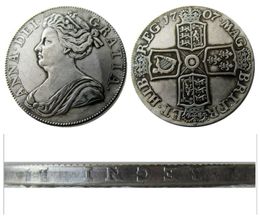 Verenigd Koninkrijk 1707 1 Crown Anne Copy Coin Hoge kwaliteit op accessoires