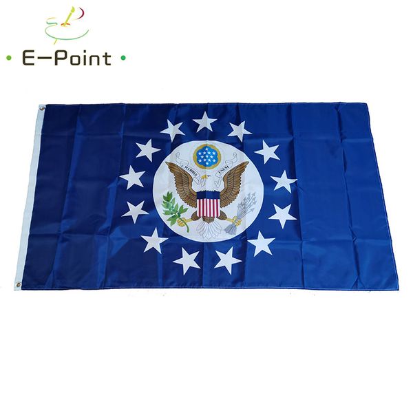 Ambassadeurs United State Flag 3 * 5 pi (90cm * 150cm) Polyester drapeau décoration bannière de vol jardin maison drapeau cadeaux de fête