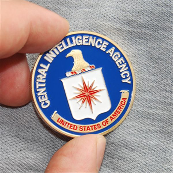 Pièce de défi de la Central Intelligence Agency des États-Unis, cadeau de Noël, livraison gratuite, vente au détail