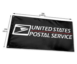 Flag des services postaux des États-Unis 3x5ft Impression 100D Polyester Club Team Sports Indoor avec 2 œillets en laiton2382873