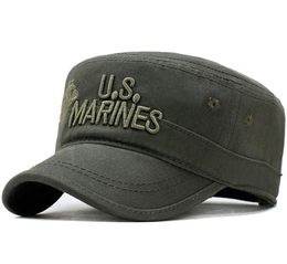 United States Marines Corps CAP CAP CATS CAMOUFLAGE FLAT TOP HAT Men Coton Hhat USA Nav Sqckxw Whole20191375006