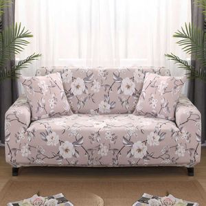 Universal 1/2/3/4-zitter Universele Sofa Cover Stretch S Couch Loveseat Funiture Home Kerstdecoratie 210723