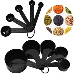 Universel 10 pièces outils de mesure cuisine cuillères à mesurer cuillère à café sucre Scoop gâteau cuisson farine tasses à mesurer cuisine cuillères