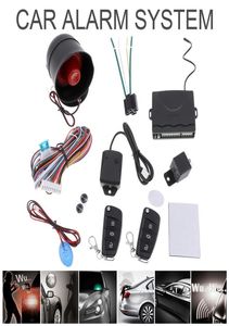 Universal 12V Auto Car Alarm Locking verrouillage Système d'entrée sans clé avec télécommande Capteur de sirène anti-voleur AVERTISSEMENT CAL12095632