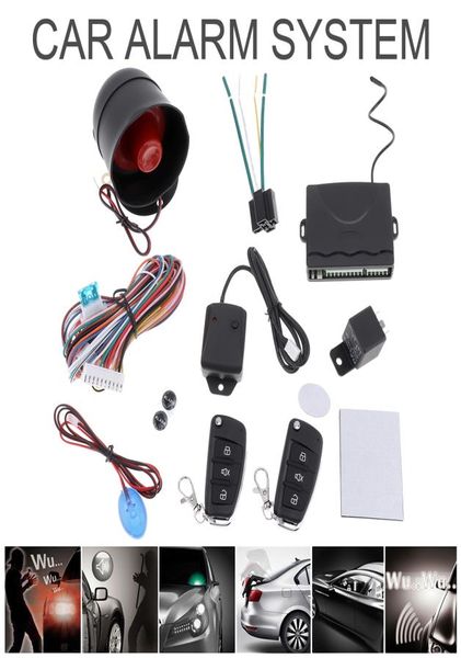 Bloqueo de la puerta de alarma de automóvil automático de 12V de 12V con el sistema de entrada sin llave con el sensor de sirena de control remoto anti ladrones de advertencia de advertencia CAL12095632