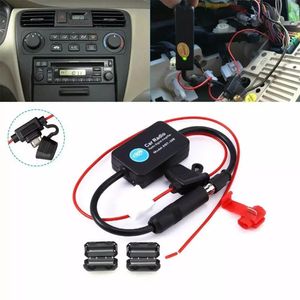 Universal 12V Auto Car Radio FM Antena Señal Amp Amplificador Booster Para Coches Marinos Vehículo Radios Amplificadores 88-108MHz