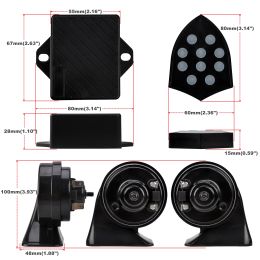 Universal 12V Electronic Horn 10 Sound Musical Controller Regulateur Monitor Snail Trumpest Sirren Sirène ACCESSOIRES