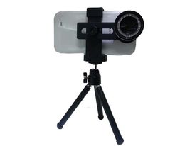 Grossissement universel 12x téléphone portable Zoom télescope loupe lentille de caméra optique pour iPhone Samsung HTC Nokia