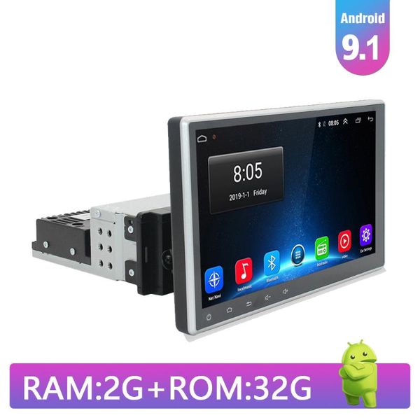 Lecteur multimédia de voiture universel 1din 2G 32G Radio stéréo GPS Navigation MP5 Wifi BT DVR miroir Link251J