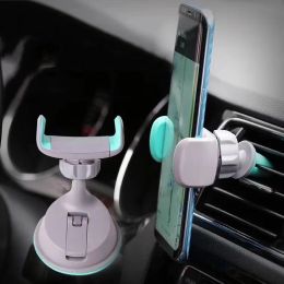 Universele 2 IN 1Smartphone Auto Air Vent Mount Houder Cradle, Dashboard Sterke Kleverige Auto Telefoon Mount voor Meerdere telefoon modellen