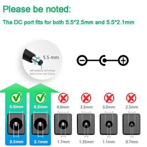 Universal 220V à 12 V Adaptateur CC Alimentation réglable Réglable 3V 5V 6V 9V 12V 15V 18V 24V 3A 5A VOLT 24W 72W 60W 8 Connecteur DC B4