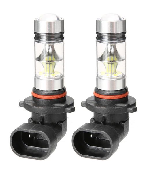 Universel 2 pièces ensemble 100W H10 9145 9005 6000K haute puissance voiture conduite antibrouillard ampoule universelle voiture camion LED lumière externe Bulbs1127682