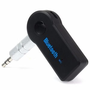 Universele 3.5mm Bluetooth Car Kit A2DP Draadloze Fm-zender AUX Audio Muziek Ontvanger Adapter Handsfree met Microfoon Voor telefoon MP3 MQ50