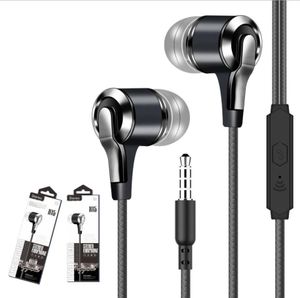 Écouteurs intra-auriculaires universels, 3.5mm, 1.2m, casque de Sport, commande filaire, basse, pour Smartphone Xiaomi, avec micro x15