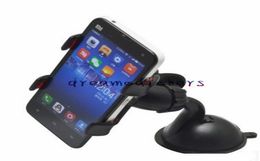 Soporte de soporte de soporte de copa de succión de 360 grados de 360 grados soporte de doble clip de soporte para el soporte de doble clip para iPhone 7 Samsung S7 LG HTC Cell P1105486