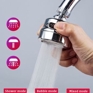 Universal 3Mode keukenkraan Adapter Airator Douchekop Druk Huis Water Besparend Bubbler Splash Filter Tapmondstuk Connector