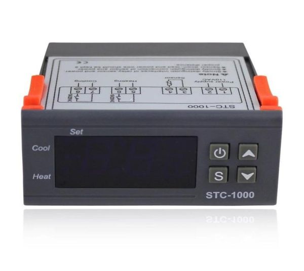 Universal 5099 degré STC1000 Digital LCD Thermostat Thermostat Thermostat W Capteur AC 110V 220V 24V 12V7315211