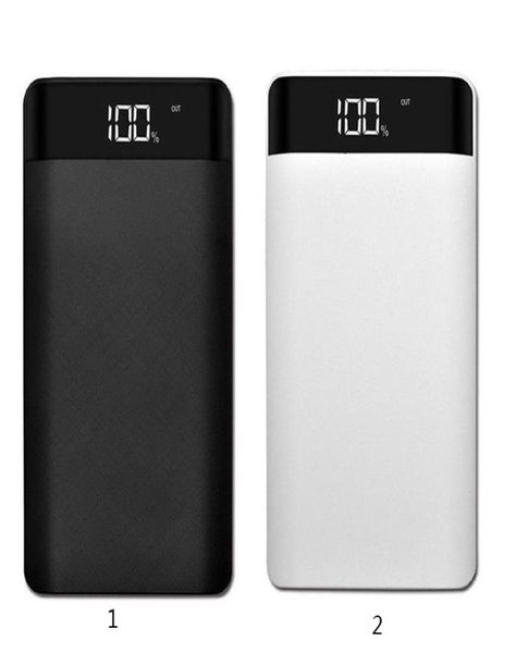 Universal 5V 2A 3 Ports USB Kit de cas de banque d'alimentation Diy 8x 18650 Chargeur de batterie Boîte de bricolage pour Samsung Xiaomi Mobile Phone Whole1690030