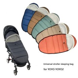 Universal 6 36m Winter Baby Stroller Footmuff Warm Slaap Zak Snowproof voor Yoya Yoyo2 Sleeping Bag 231221