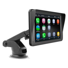 Universele 7 inch autovideospeler Draadloos Apple Carplay Draadloos Android Auto Scherm Mirroring FM Radio Multimedia Touchscreen voor BMW Nissan Toyota