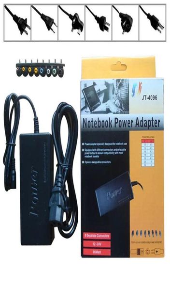 Chargeur universel pour ordinateur portable 96W, 15v 24v AC, adaptateur secteur avec 8 connecteurs, 3082365