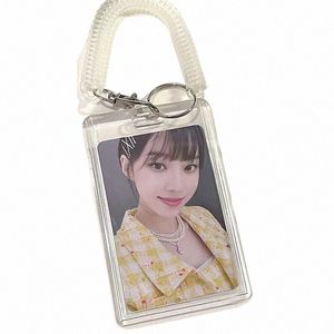 Universal Acrylique Transparent Photocard Holder Credit Carte Holder Idol Photo Sands Stuff Name Card Étudiants Carte de bus Protecteur P6PW #