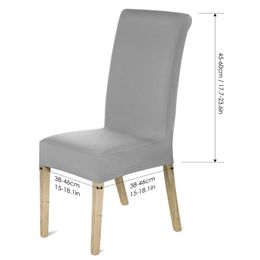 Cubierta de silla de ajuste universal Big Big Elasticidad Asiento Protector Case de la silla de asiento para la oficina de la oficina Hotel Living comedor