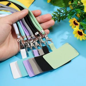 Universal Adjustable Phone Lanyard Anti-lost Strap Detachable Colorful Neck Cord Safety Tether Keychain Chain Rope