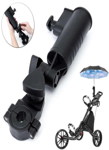 Support de parapluie rotatif réglable universel avec des clips de 3 tailles Stand pour une poussette de bébé buggy Pram golf chariot Cycling2193988