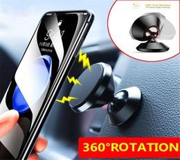 Universele aluminium legering Air Vent Magnetic Holder Car Mount Dashboard Mount Stand Telefoonhouder voor smartphones8299613