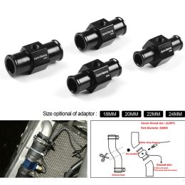 Universele aluminiumlegering Motorfiets Watertemperatuurmeter Radiateur Temperatuursensor Verbindingspijpslangslangsensormeteradapter 18-24 mm