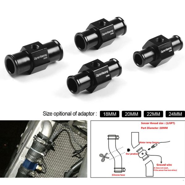 Motos de aleación de aluminio Universal Motante de temperatura de temperatura del radiador Sensor de la junta del sensor del sensor del sensor del sensor del sensor de 18-24 mm