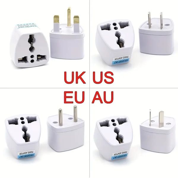 Adaptador de enchufe Universal AU australiano UE EE. UU. Reino Unido a AU Australia adaptador de viaje convertidor de enchufe eléctrico cargador de energía