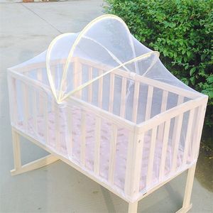 Universal Baby Kids Cradle Mosquito Net Cuna Cot Mesh Canopy en la cuna Infant Toddler Playpens Baby Bed Tent 90x50cm 220531