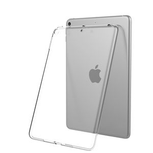 Zachte TPU Beschermingshaarkas achteromslag voor iPad Air Pro 7,9 9,7 10,2 11 12,9 inch Mini 3 5 6 Flexibele transparante huidschaalschokbestendig