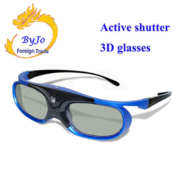 Lunettes 3D à obturateur actif DLP, batterie universelle, 96-144Hz, pour XGIMI JMGO, la plupart des projecteurs de cinéma maison DLP, TV 3D