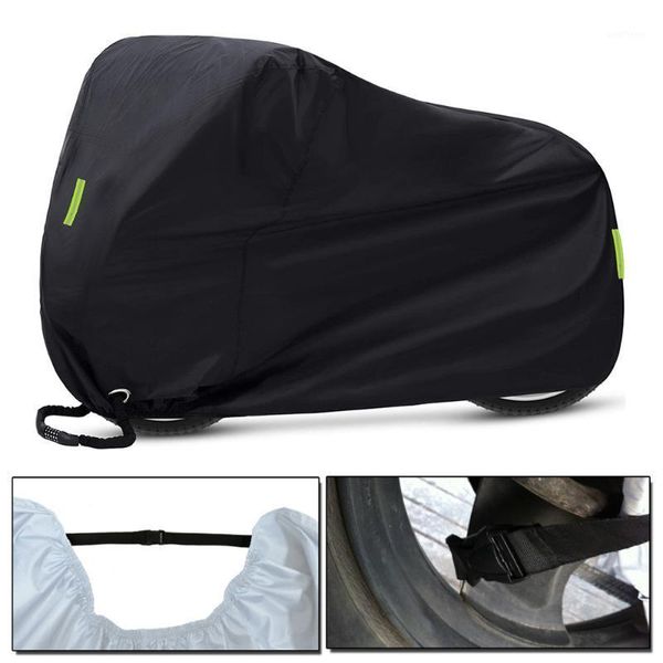 Cubiertas de coche Cubierta de bicicleta universal Bicicleta Lluvia Impermeable Antipolvo Protección UV para carretera de montaña con agujeros de bloqueo1