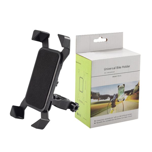 Support universel de téléphone de moto de vélo pour iPhone Samsung support de téléphone portable de vélo support de pince de guidon support de montage GPS