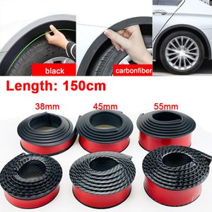 Universal Black Auto Mudguards Fender Flare Car Wheel Wenkborstrubber Beschermer Strip Guard Wiel-Arch Snijboren Breider Exterieur Decoratie