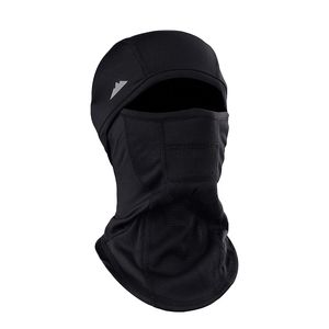 Máscara de esquí negra universal, máscara facial cálida para invierno, equipo para clima a prueba de frío para motociclismo, viaje en Motor, esquí, snowboard