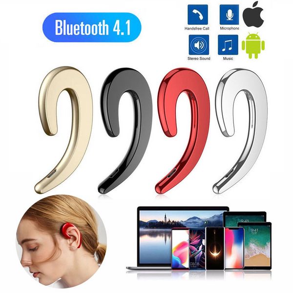 Écouteur universel à Conduction osseuse sans fil Bluetooth 4.2 casque stéréo de sport pour ordinateur portable tablette pour Xiaomi pour Iphone 7 8 X