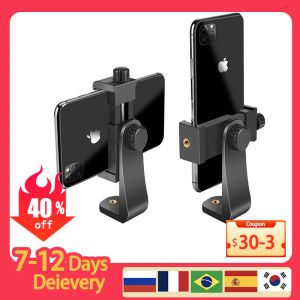 Support universel support de téléphone Tripod Stand pour iPhone 14 Xiaomi Mount Tablet Clip SmartphoneTripod Hot Shoe Shooting Adaptateur