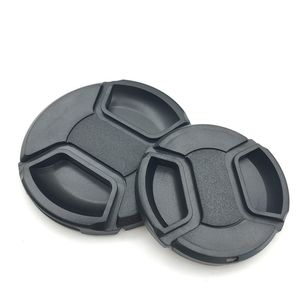 Universele Camera Lens Cap Protection Cover 49 52 55 58 62 67 72 77 82mm met anti-verloren touw voor Canon Nikon Sony