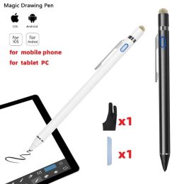 Stylet capacitif universel stylet stylo à crayon pour Apple iPad iPhone Huwei Xiaomi iOS Tablet de téléphone Android avec astuce ultra fine